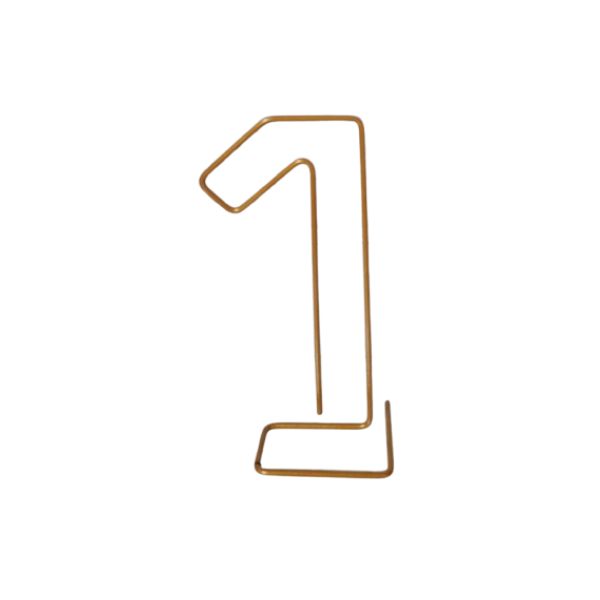 Numero 1 Dourado P 